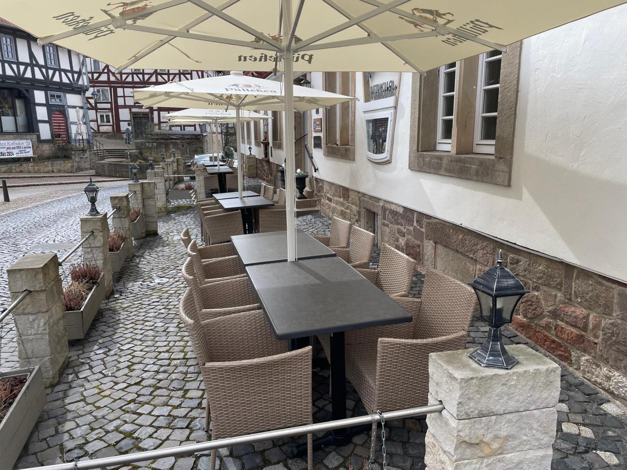 Altes Rathaus Hotel-Restaurant-Cafe Wolfhagen Exterior foto
